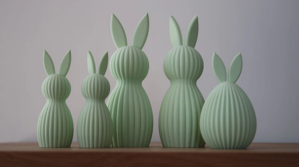 Paasset - Paasei & Paashazen (Muntgroen)