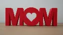 MOM woord met hart